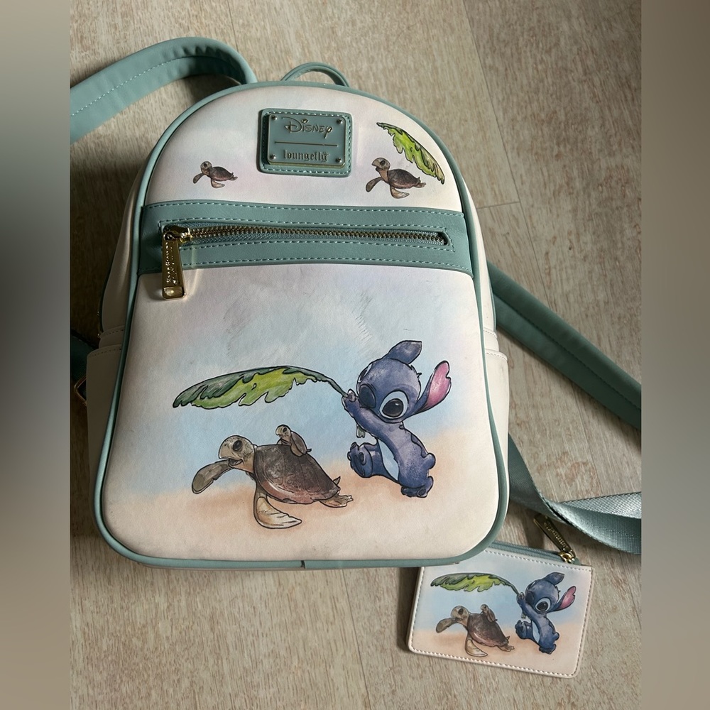 Disney Loungefly Stitch Backpack Set